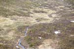 Finally, the trail appears again at much lower elevation.